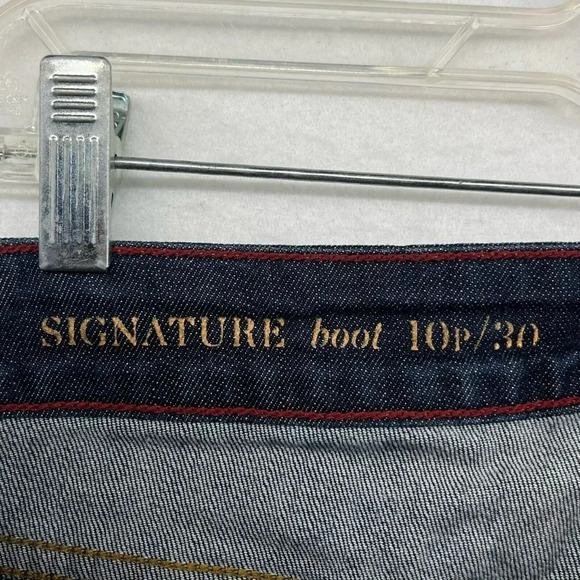 Talbots Jeans Women's Sz 30 Blue Signature Boot Mid-Rise Stretch Denim - Picture 12 of 13